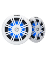 Kicker  KM60 6.5-Inch Marine Coaxial Speakers w/ 1/2- Inch Tweeters