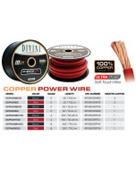 DIVINI 4GA. Power Cable- 100' Black (Copper)