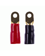 Raptor R0516RT 1/0 AWG 5/16 Inch Gold Ring Terminal - 20 PK
