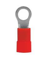 Install Bay RVRT838 Red Vinyl Ring Terminal 8 Gauge 3/8 inch - Package of 25