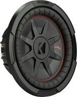 Kicker 48CWRT104 CompRT 10-Inch (25cm) Subwoofer, DVC, 4-Ohm, 400W