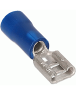 Install Bay BVFD187 Blue Vinyl Female Quick Disconnect 16-14 Ga .187 100 Pcs