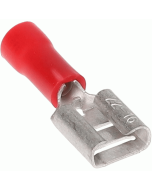 Install Bay RVFD187 Red Vinyl Female Quick Disconnect 22-18 Gauge .187 - 100 pcs
