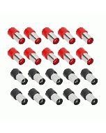 T-SPEC V0GA-FERR Refill Pack Ferrules 0Ga Red/Blk 10