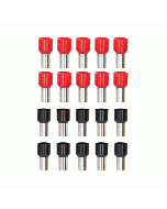 T-SPEC V4GA-FERR Refill Pack Ferrules 4Ga Red/Blk 10
