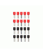T-SPEC V8GA-FERR Refill Pack Ferrules 8Ga Red/Blk 10