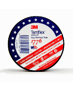 3M 1776-10  Vinyl Electrical Tape 3/4 inch X 60 feet - 10 PACK