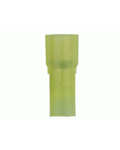 Install Bay 3MYNFD250F 3M Yellow Nylon Female Quick Disconnect 12-10 AWG .250