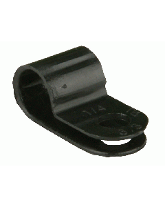 Install Bay BCC18 Black Cable Clamps 1/8 Inch - Package of 100