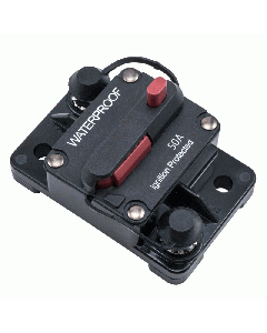 Install Bay E-CB50MR Circuit Breaker Manual Reset IP67 Rated - 50 Amp