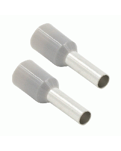 Install Bay FVGY14 Gray 14 GA Ferrules - Package of 100