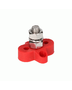 Install Bay IB-SRM10 Red M10 Single Terminal Stud - 3/8 Inch