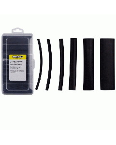 Install Bay IBHST62AB 62 Pc Dual Wall Heat Shrink Tubing Kit - 4in Assorted 3:1 Bl