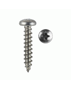 Install Bay PPHSS101 #10 X 1 18-8 PHIL PAN HEAD SS - Bag of 100