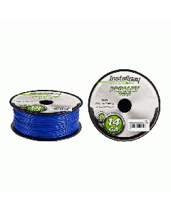 Install Bay PWBL14500 Primary Wire 14 Gauge All Copper Blue Coil - 500 ft