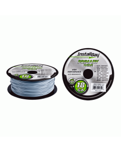 Install Bay PWGY18500 Primary Wire 18 Gauge All Copper Grey Coil - 500 ft