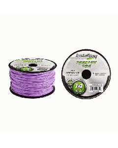 Install Bay PWPL14500 Primary Wire 14 Gauge All Copper Purple Coil - 500 ft