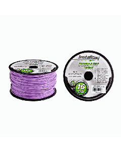 Install Bay PWPL16500 Primary Wire 16 Gauge All Copper Purple Coil - 500 ft