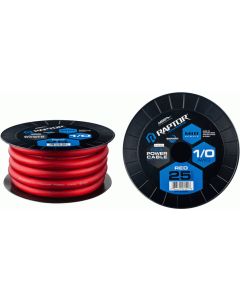 25ft 1/0AWG RED CCA MID-SERIES POWER CABLE - Raptor - Metra - R4R025