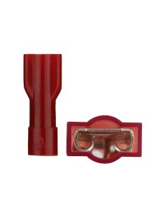 Install Bay RNFD110F Red Nylon Female Quick Disconnect 22-18 Gauge .110