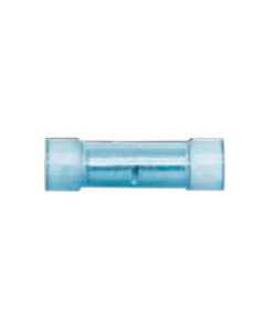 DB Link BBC1614P 16/14 Ga. Blue Clear Pvc Butt Connector 100 Pack