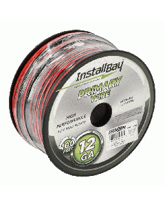 Install Bay SWRB12100 Speaker Wire 12 Gauge All Copper Red-Black Paired Coil - 100