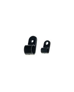 Install Bay BCC38 Black Cable Clamps 3/8 Inch - Package of 100