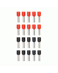 T-SPEC V10GA-FERR Refill Pack Ferrules 10Ga Red/Blk 10