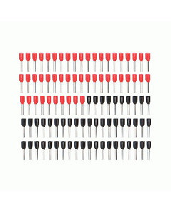 T-SPEC V1618GA-FERR Refill Pack Ferrules 16/18Ga Red/Blk 10