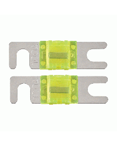 T-SPEC V8-MANL100 MINI ANL FUSES v8 SERIES NICKEL PLATED-2 PACK