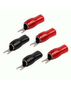T-SPEC V8-ST1 4 awg 1/4 inch Spade Terminals 5pk - v8 SERIES