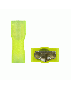 Install Bay YNFD250F Yellow Nylon Female Quick Disconnect 12-10 Gauge .250